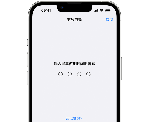 东区街道iPhone屏幕维修分享iPhone屏幕使用时间密码忘记了怎么办 