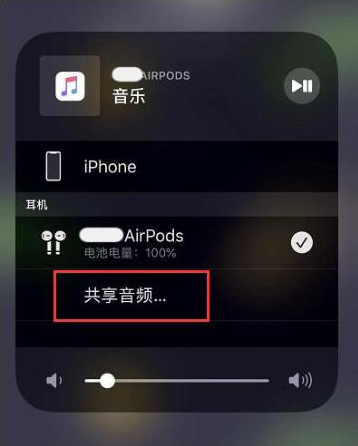 东区街道苹果14音频维修点分享iPhone14音频共享设置方法 