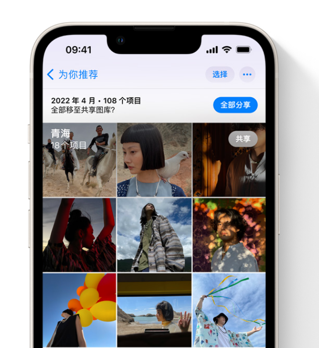 东区街道苹果维修网点分享在 iPhone 上使用共享图库 